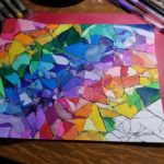 I did rainbow color stripes, but you can use any color scheme